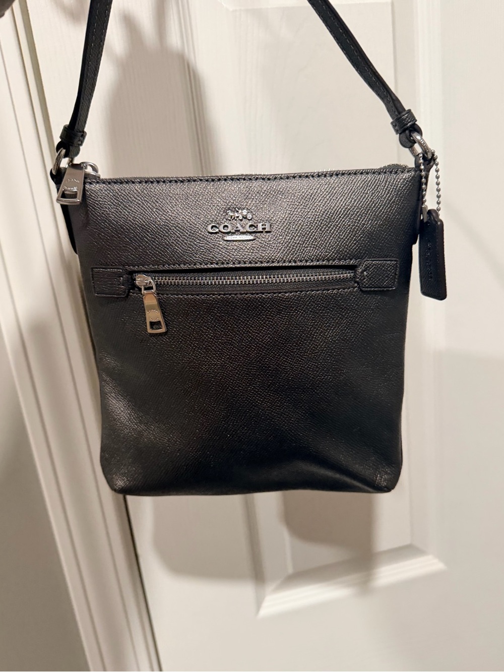 Metallic Crossbody Coach Bag